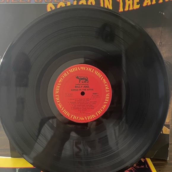 BILLY JOEL VINTAGE  !! SONGS IN THE ATTIC TC37461 LP~ Vinyl~NICE* - Picture 8 of 8